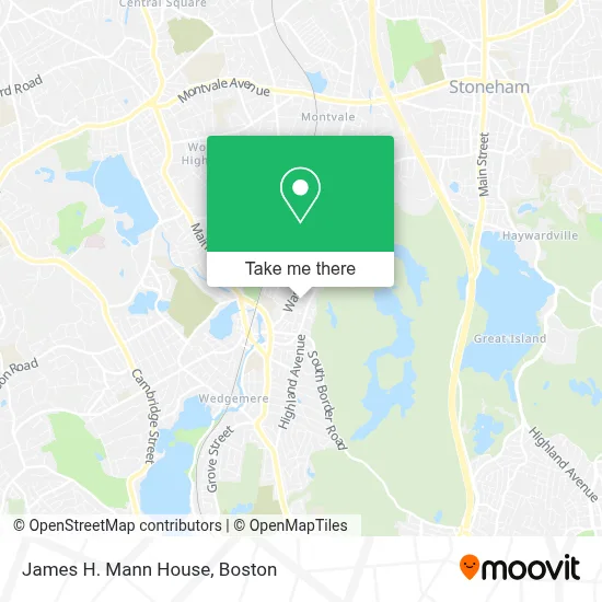 James H. Mann House map