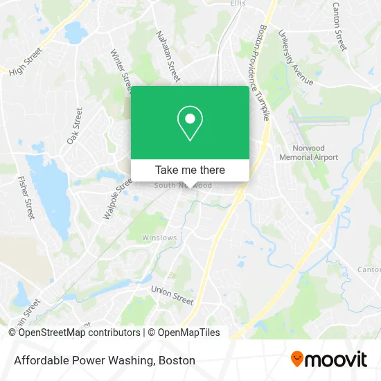 Affordable Power Washing map