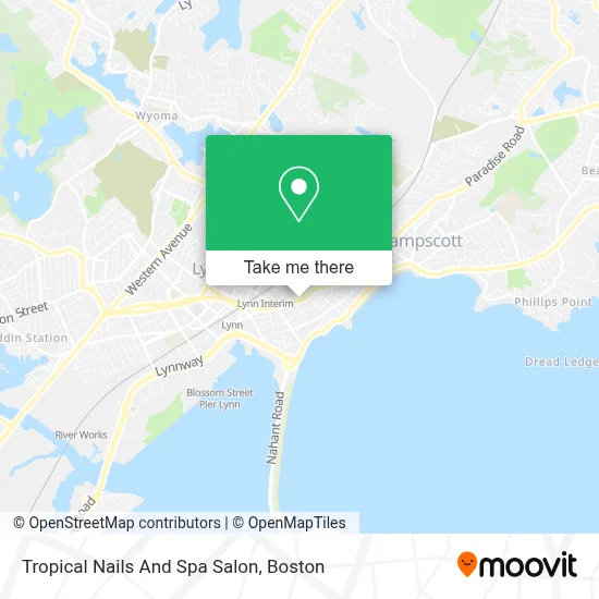 Tropical Nails And Spa Salon map