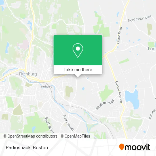 Radioshack map