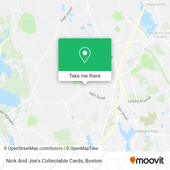 Nick And Joe's Collectable Cards map