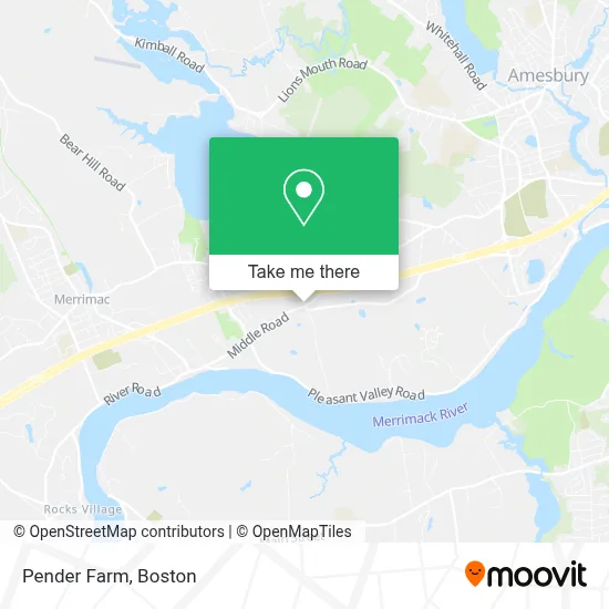 Pender Farm map