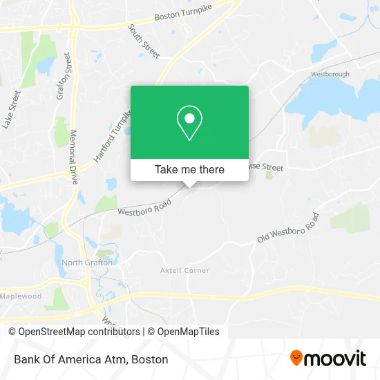 Bank Of America Atm map