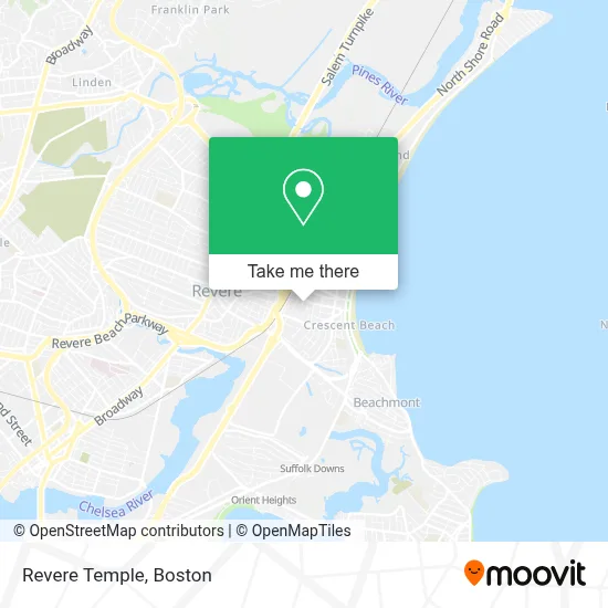 Revere Temple map