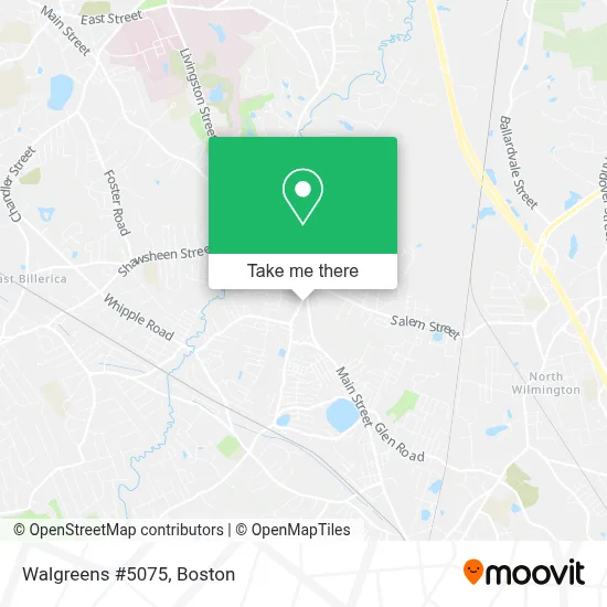 Walgreens #5075 map