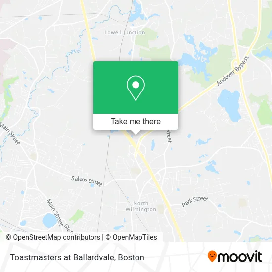 Toastmasters at Ballardvale map