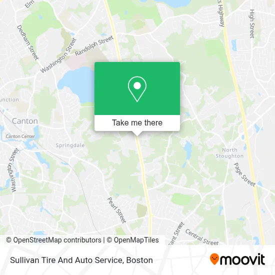 Sullivan Tire And Auto Service map