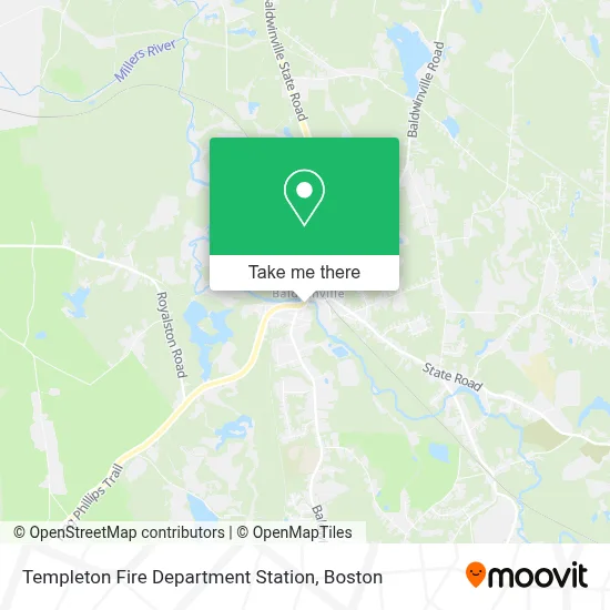 Templeton Fire Department Station map