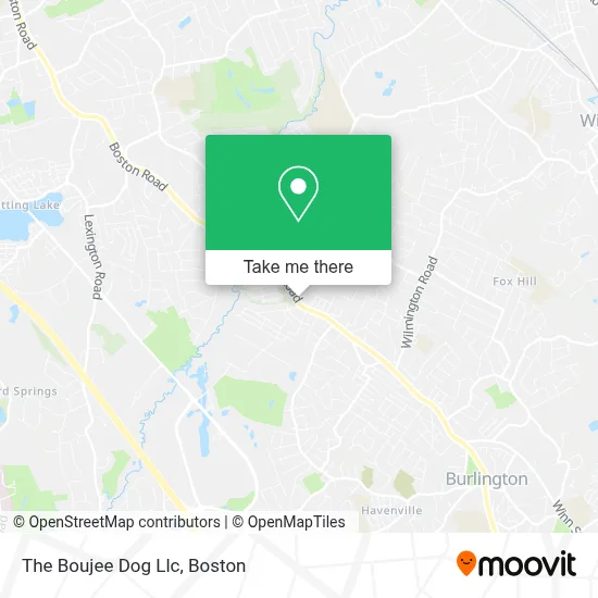 The Boujee Dog Llc map