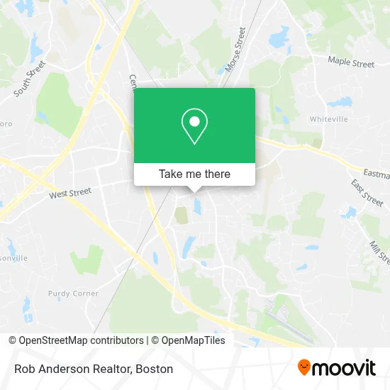 Rob Anderson Realtor map