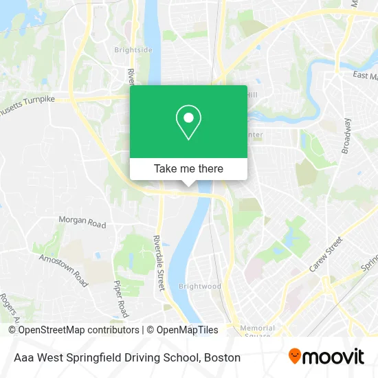 Aaa West Springfield Driving School map