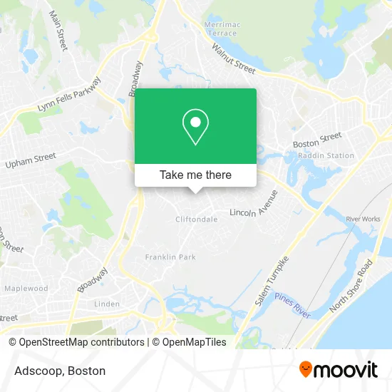 Adscoop map
