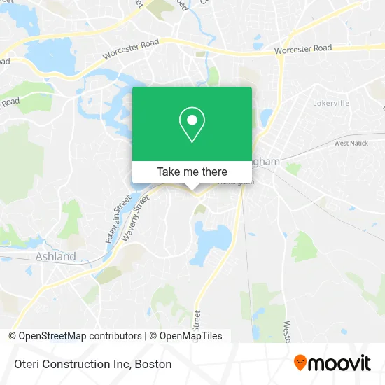 Oteri Construction Inc map