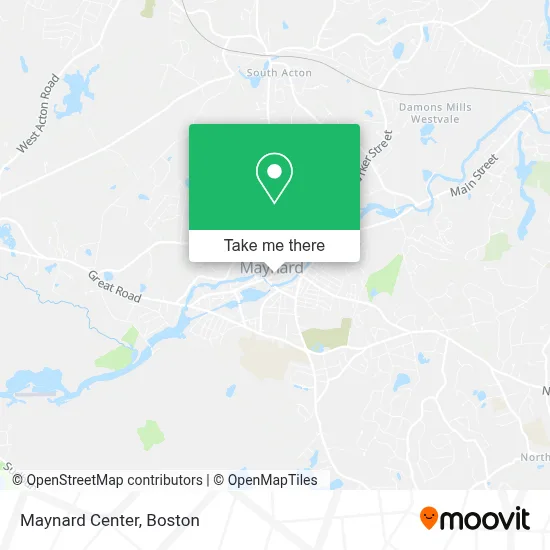 Maynard Center map
