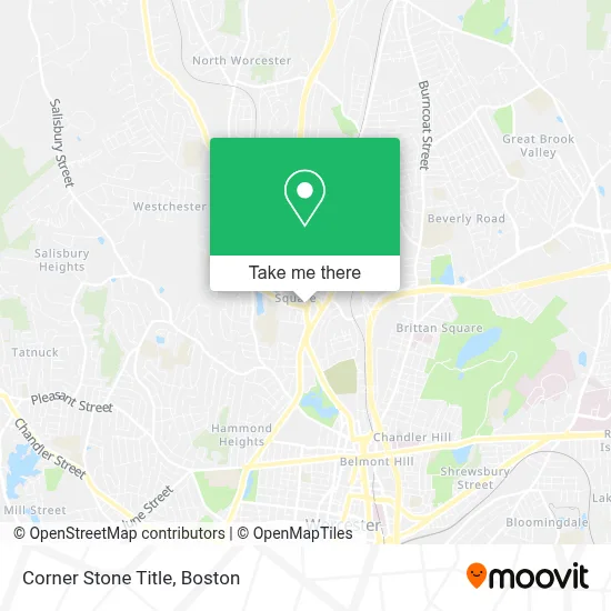 Corner Stone Title map
