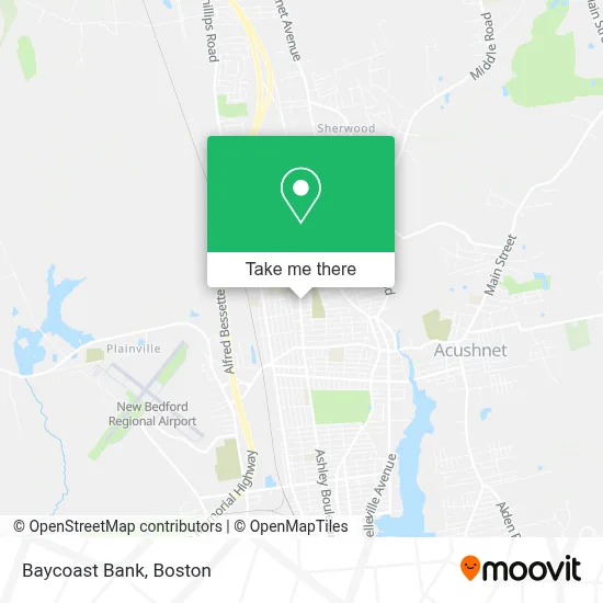 Baycoast Bank map