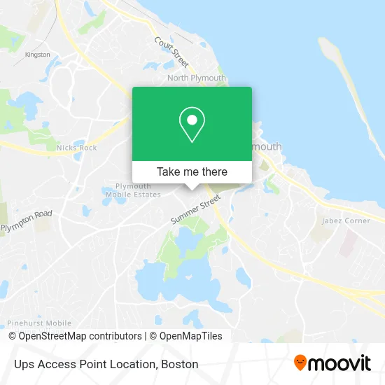 Ups Access Point Location map