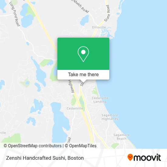 Zenshi Handcrafted Sushi map
