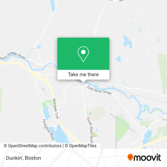 Dunkin' map