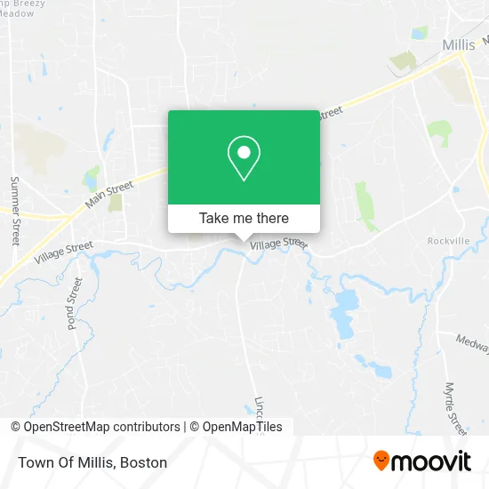 Town Of Millis map