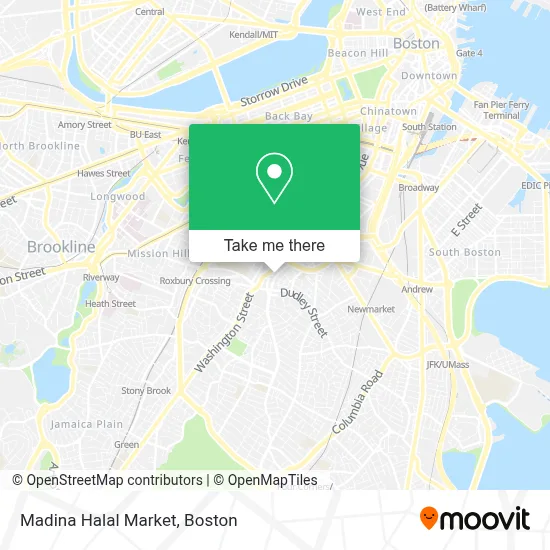Madina Halal Market map