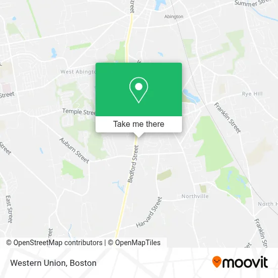 Western Union map