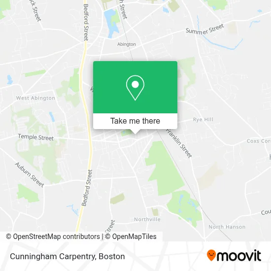Cunningham Carpentry map