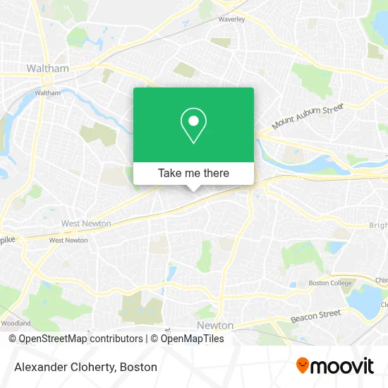 Alexander Cloherty map