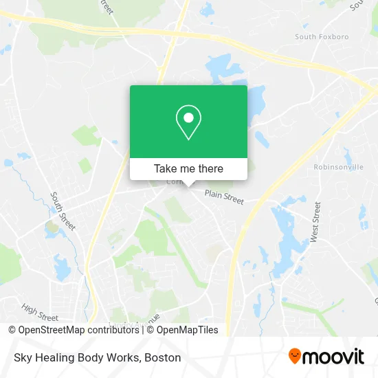 Sky Healing Body Works map