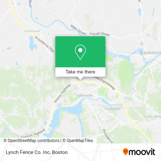 Lynch Fence Co. Inc map