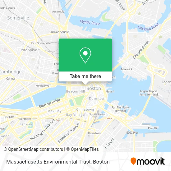 Massachusetts Environmental Trust map