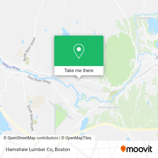 Hamshaw Lumber Co map