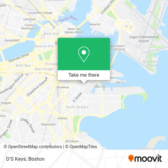 D’S Keys map