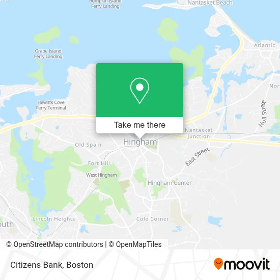Citizens Bank map