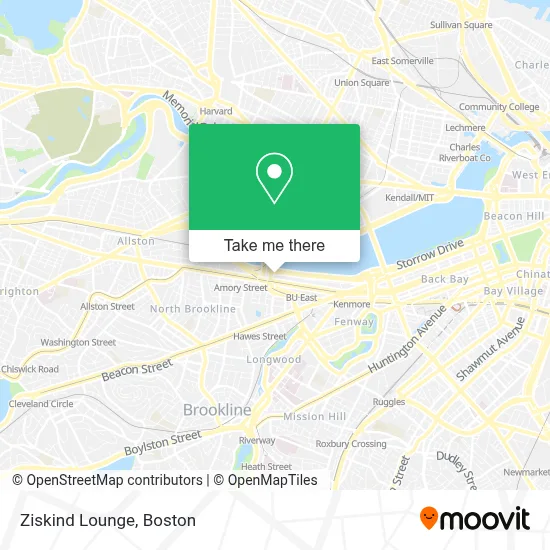 Ziskind Lounge map