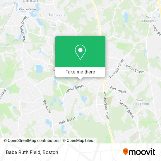 Babe Ruth Field map