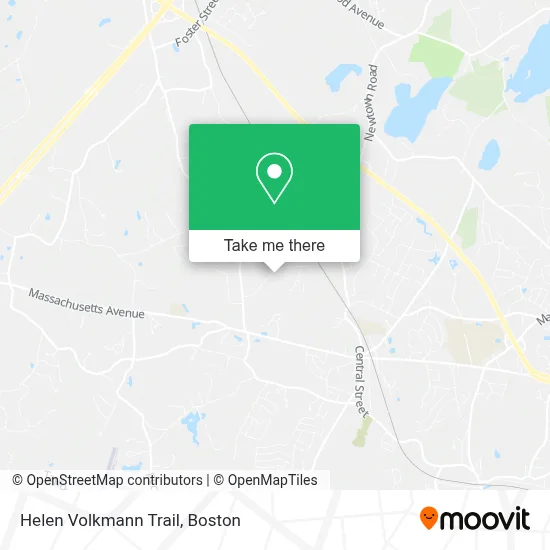 Helen Volkmann Trail map