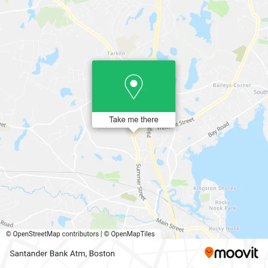 Santander Bank Atm map