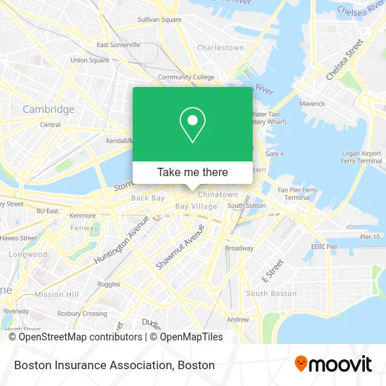 Boston Insurance Association map