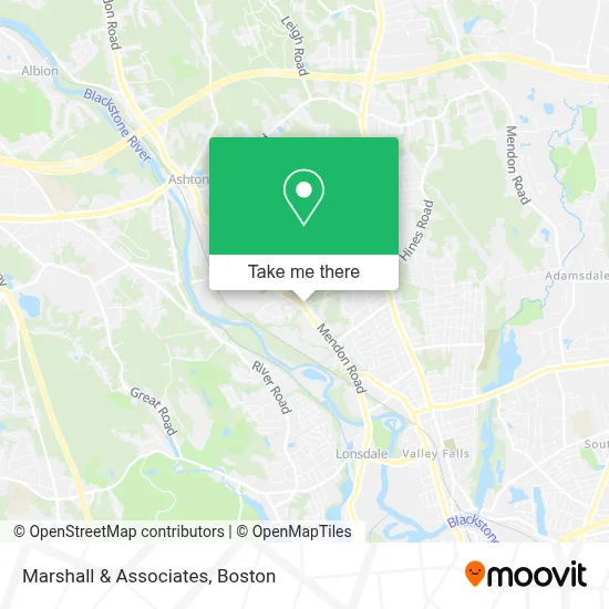 Marshall & Associates map