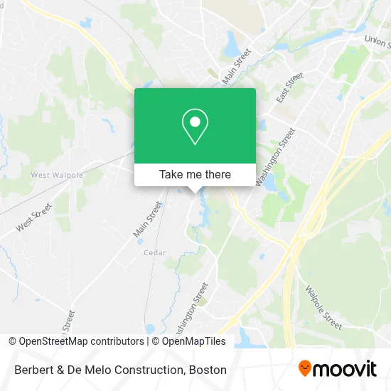 Berbert & De Melo Construction map