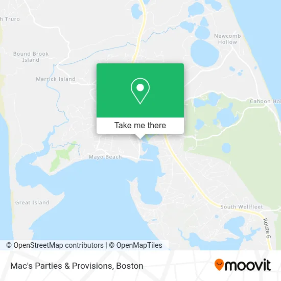 Mac's Parties & Provisions map