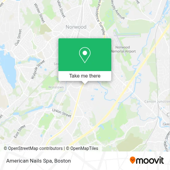 American Nails Spa map