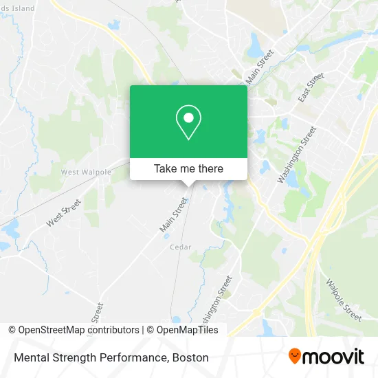 Mental Strength Performance map