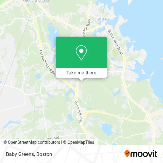 Baby Greens map