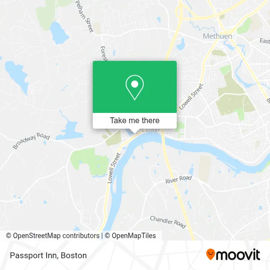 Passport Inn map