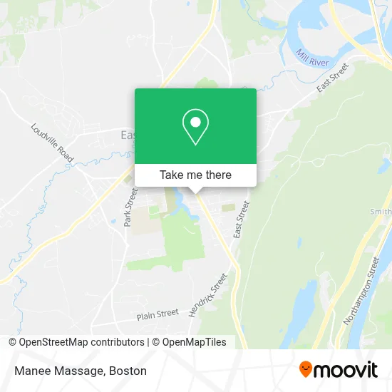 Manee Massage map