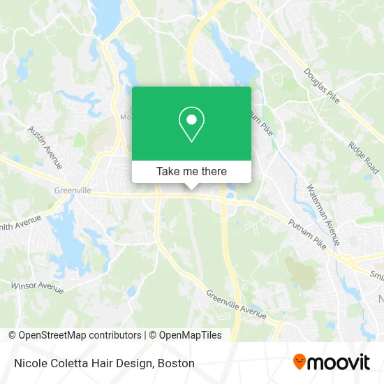 Nicole Coletta Hair Design map