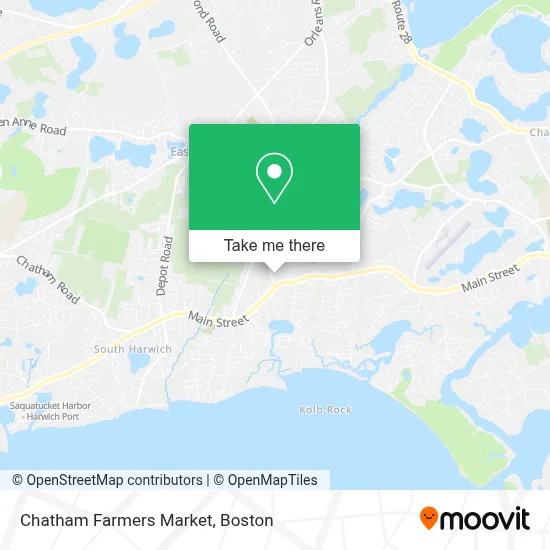 Chatham Farmers Market map