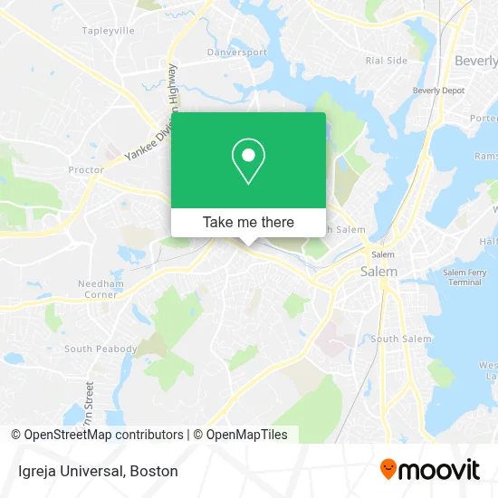 Igreja Universal map